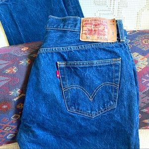 Levi’s Blank Tab 501s